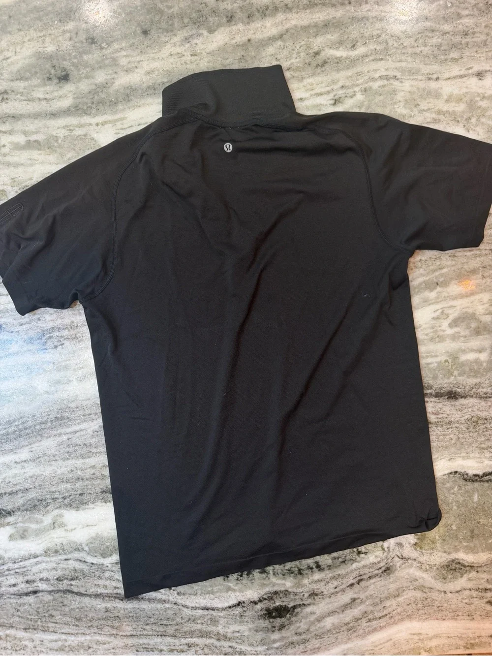 Men’s Lululemon Black Short-Sleeve Performance Polo Large